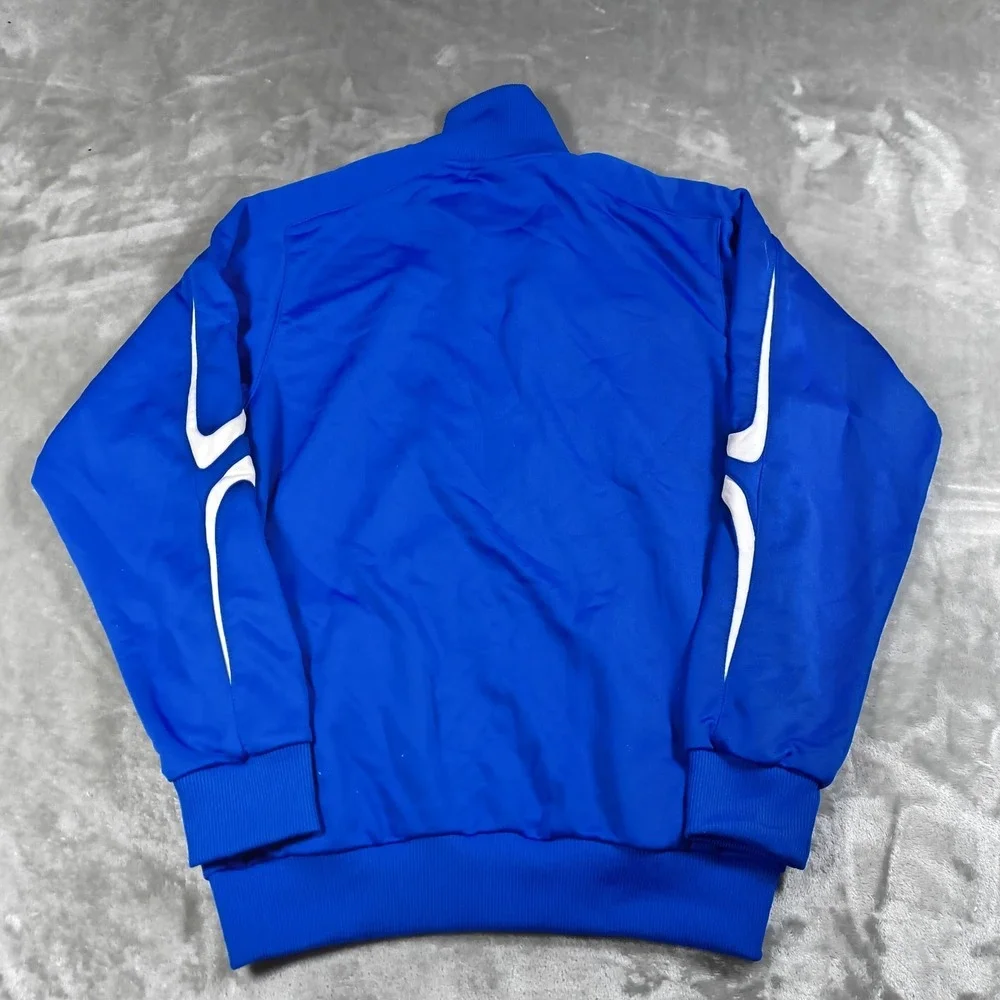 Umbro Track Jacket Youth Large Blue Full Zip Athletic Soccer Warm Up Embroidered